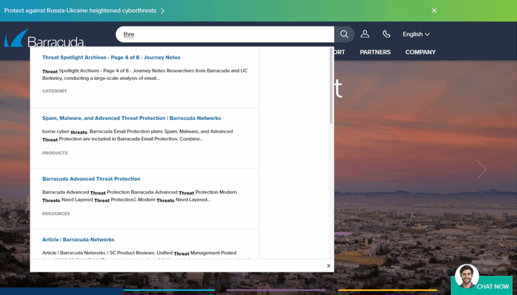 Search UI Design Example 2