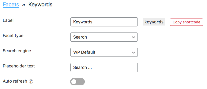 WordPress Search Plugin 9: FacetWP