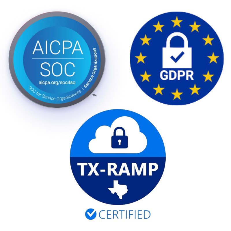 Certified security with SOC 2 compliance